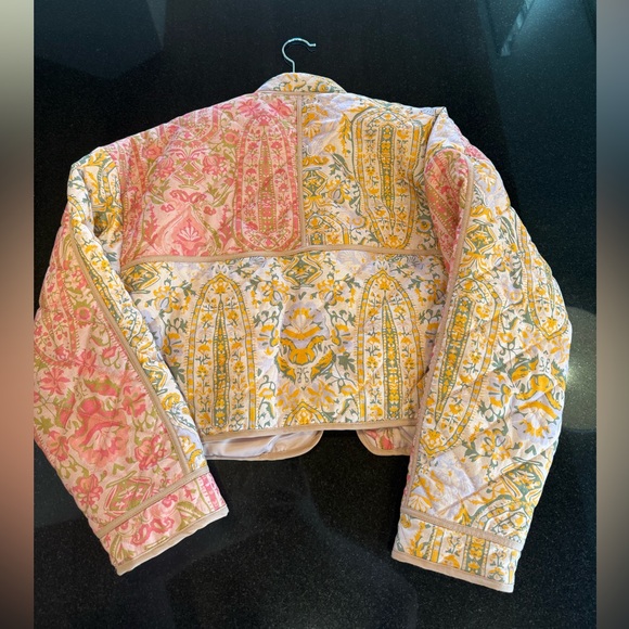 7 for all mankind Floral Bomber Jacket - Picture 4 of 7